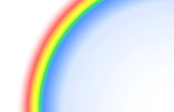 数字渲染的抽象彩虹背景隔离在白色上 — 图库照片