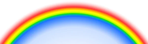 白に隔離された抽象的な虹の背景をデジタルレンダリング — ストック写真