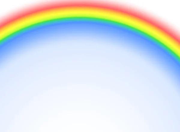 数字渲染的抽象彩虹背景隔离在白色上 — 图库照片
