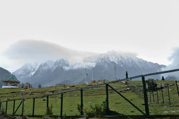 snow capped mountain in hill station of Sonamarg in Jammu Kashmir india.