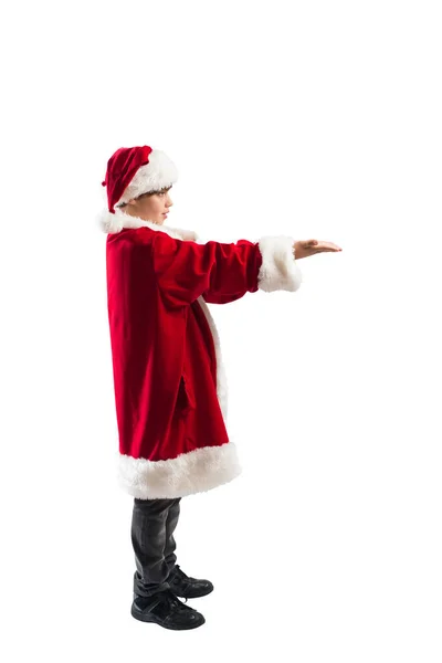 Mladý Muž Santa Claus Kostým Připraven Vánoce — Stock fotografie