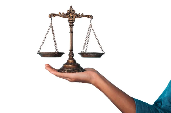Płyty Równowadze Pojęcie Finansów Sprawiedliwości — Zdjęcie stockowe