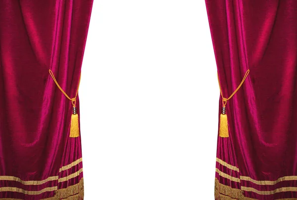 Red Cinema Theater Curtains Concept Show — Foto de Stock