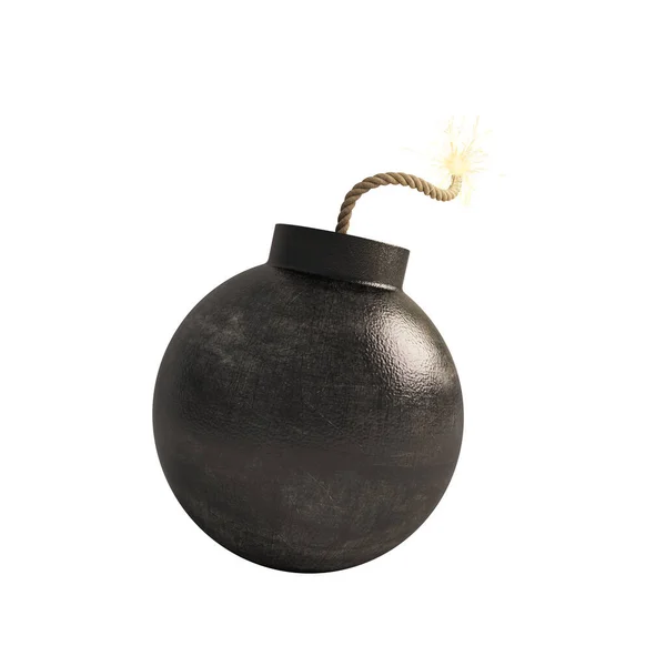 Bomb Ready Explode Concept Difficult Obstacle Rendering — Foto de Stock