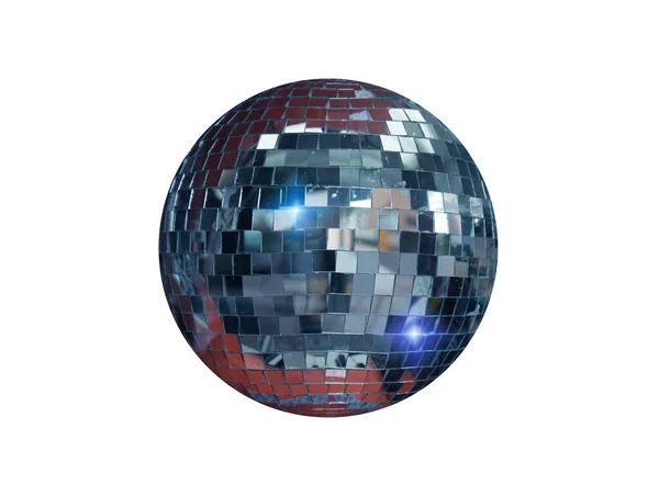 Disco Ball Mirrors Reflect Discotheque Lights — Stock Photo, Image