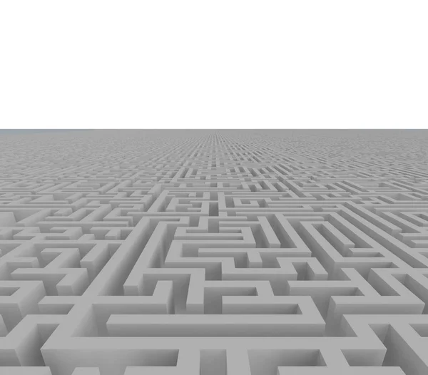 Labirinto Complesso Concetto Confusione Difficoltà — Foto Stock