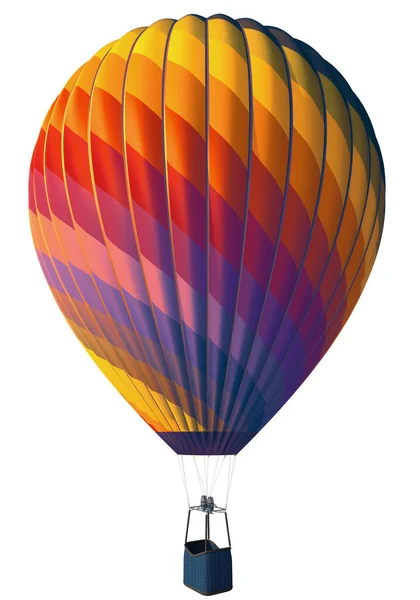 熱気球の3Dレンダリング — ストック写真