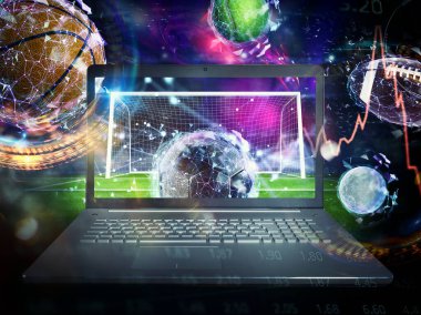 Futbol, tenis, golf ve basketbol maçı için çevrimiçi futbol bahsi, analitik ve istatistik
