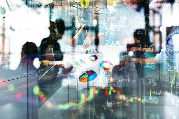 Business People Office Work Together Meeting Office Royalty Free Stock Images