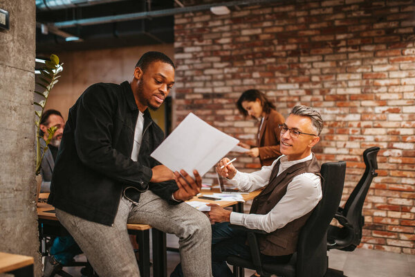 Business People Office Work Together Meeting Office Stock Image