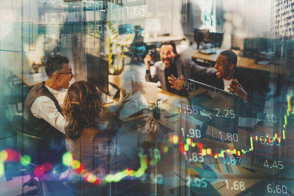 Business People Office Work Together Meeting Office Stock Photo