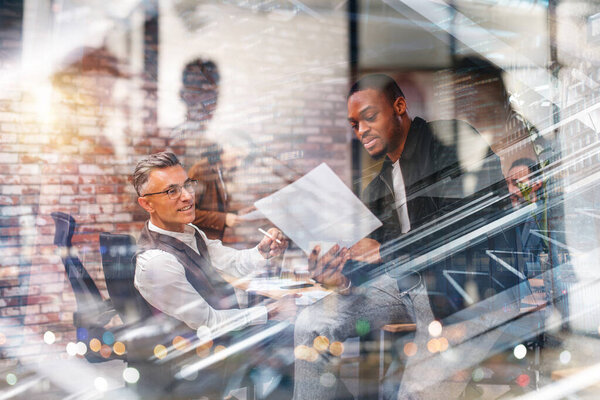 Business People Office Work Together Meeting Office Stock Image