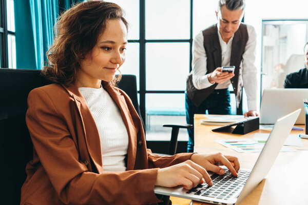 Business People Office Work Together Meeting Office Royalty Free Stock Photos