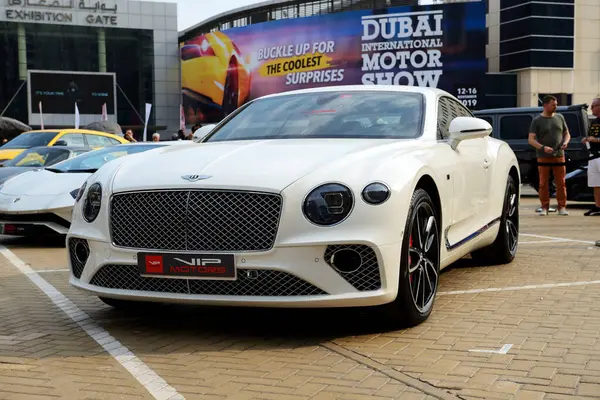 Дубай Оаэ Ноября 2019 Года Автосалоне Дубае Состоится Bentley Continental Стоковая Картинка