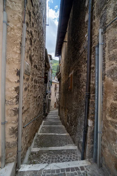 Italie Tourisme Patrimonial Dans Les Abruzzes Tournée Été — Photo