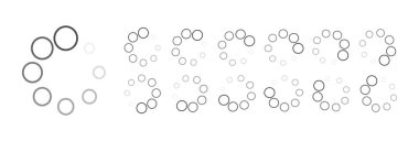 Çembersel Yükleme Simgesi Vektör Videosu Animasyona Hazır Tüm Anahtar Çerçeveleri Bağlantı Önyükleme Önyükleyicisi İndirme Simgesi Kolay Renk Değiştirme