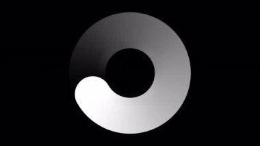 Daire Yükleniyor, Video. Şeffaf Arkaplanda Animasyon Simgesi Yükleniyor. İndirme Süreci, Önyükleyici Pnimation Web Tasarım Şablonu, Arayüz Tamponlama. Alfa Kanalı ile Kusursuz Döngü Canlandırması 4K