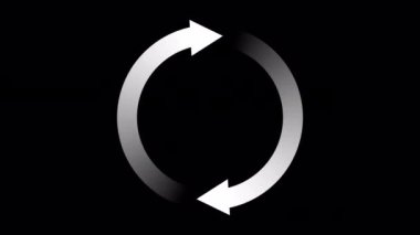 Loading Circle, Video. Loading Animation Icon on Transparent Background. Download Progress, Preloader Animation Web Design Template, Interface Buffering. Seamless Loop Animation 4K with Alpha Channel