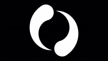 Loading Circle, Video. Loading Animation Icon on Transparent Background. Download Progress, Preloader Animation Web Design Template, Interface Buffering. Seamless Loop Animation 4K with Alpha Channel