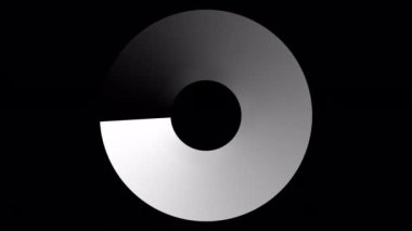 Loading Circle, Video. Loading Animation Icon on Transparent Background. Download Progress, Preloader Animation Web Design Template, Interface Buffering. Seamless Loop Animation 4K with Alpha Channel