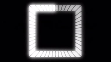 Loading Circle Video with Glow. Loading Animation on Transparent Background. Download Progress, Preloader Animation Web Design Template. Seamless Loop Animation 4K with Alpha Channel