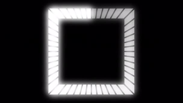 Loading Circle Video Glow Loading Animation Transparent Background Download Progress — Stock videók