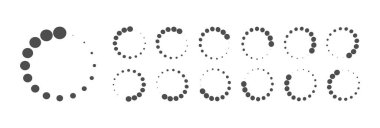 Çembersel Yükleme Simgesi Vektör Videosu Animasyona Hazır Tüm Anahtar Çerçeveleri Bağlantı Önyükleme Önyükleyicisi İndirme Simgesi Kolay Renk Değiştirme