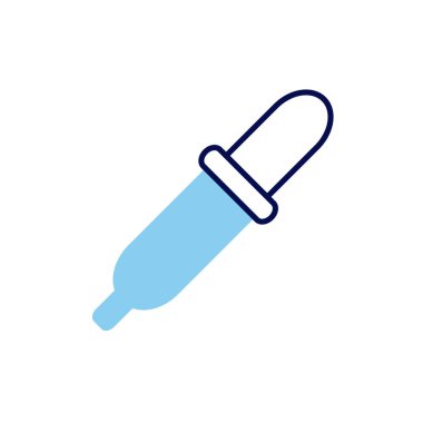 Düşüren vektör çizgisi simgesi. Beyaz arka planda izole edilmiş. Vektör çizimi. Düzenlenebilir vuruş