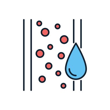 Kan damarı bağlantılı Vektör Simgesi. Beyaz Arkaplanda Kan Taşıyıcı İşareti İzole Edildi