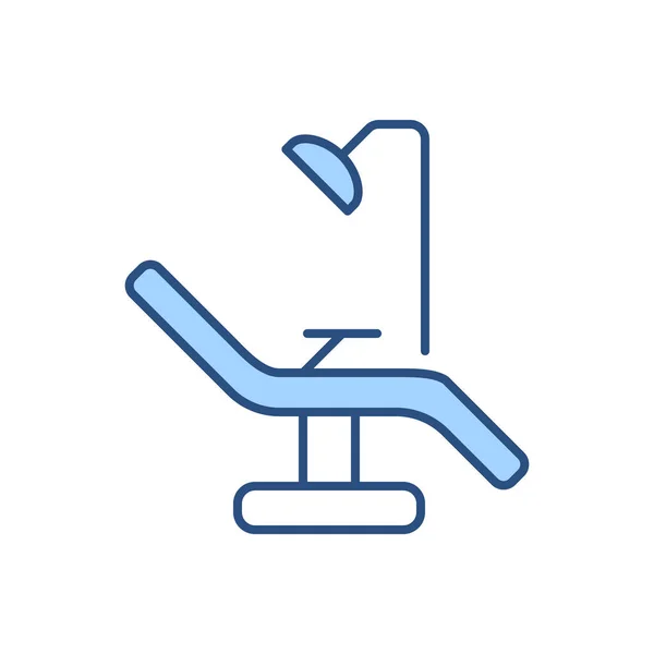Krzesło Dentystyczne Powiązane Ikona Wektora Znak Krzesła Dentystycznego Izolacja Białym — Wektor stockowy