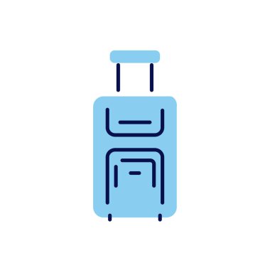 Suitcase Icon. Suitcase Related Vector Line Icon. Editable Image