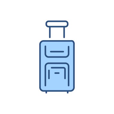 Suitcase Icon. Suitcase Related Vector Line Icon. Editable Image