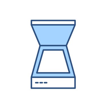 Tarayıcı bağlantılı vektör simgesi. Beyaz arka planda izole edilmiş. Vektör illüstrasyonu