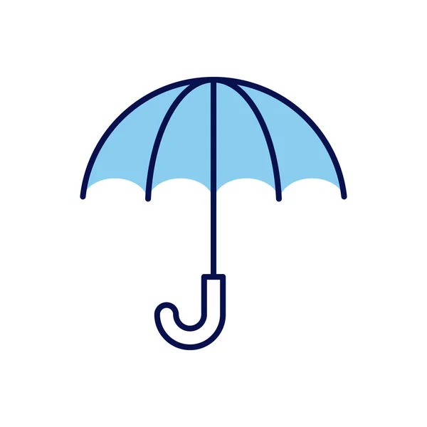 Umbrella Related Vector Icon Isolated White Background Vector Illustration — Stock Vector