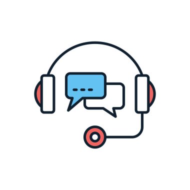 İlgili vektör simgesini destekle. Beyaz arka planda izole edilmiş. Vektör illüstrasyonu