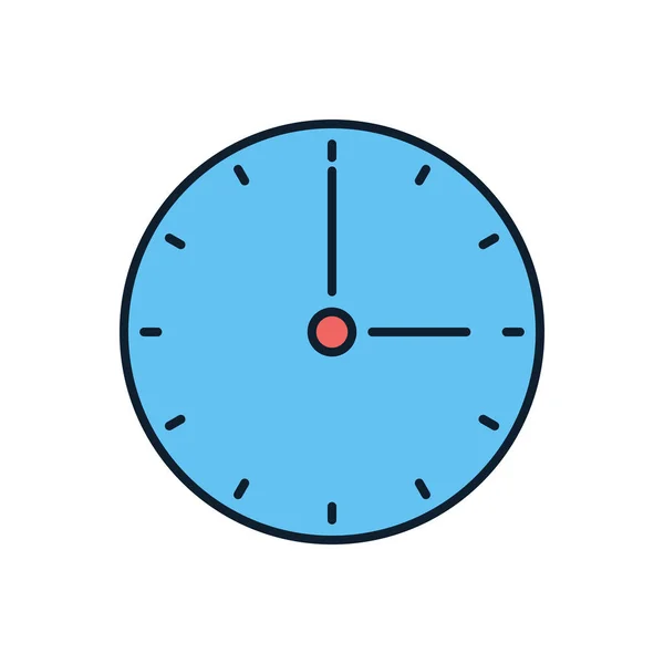 Reloj Icono Vectorial Relacionado Aislado Sobre Fondo Blanco Ilustración Vectorial — Vector de stock