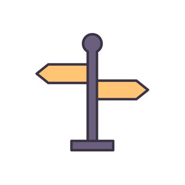 İmza direğiyle ilgili vektör simgesi. Beyaz arka planda izole edilmiş. Vektör illüstrasyonu