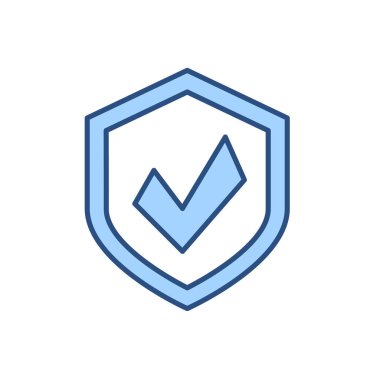 Koruyucu vektör simgesi. Beyaz arka planda izole edilmiş. Vektör illüstrasyonu