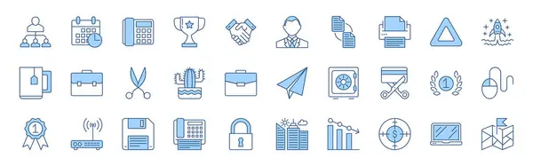 Set Vector Business Icons Set Icons Business Management Finance Strategy Royalty Free Stock Vectors