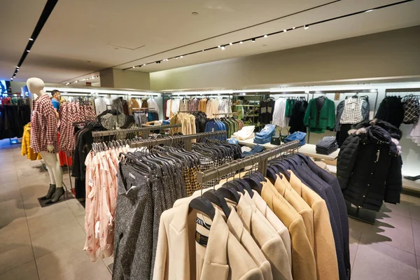 stock image KUALA LUMPUR, MALAYSIA - CIRCA JANUARY, 2020: interior shot of Zara store at Suria KLCC shopping mall in Kuala Lumpur.