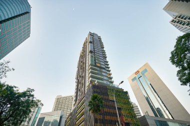 KUALA LUMPUR, MALAYSIA - CIRCA JANUARY, 2020: Güpegündüz Kuala Lumpur manzarası.