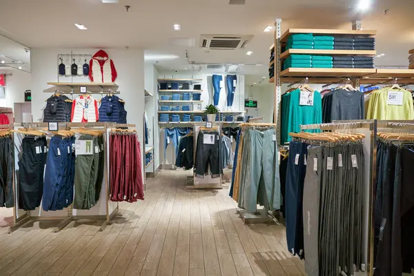 stock image SHENZHEN, CHINA - CIRCA NOVEMBER, 2019: interior shot of GAP store in Shenzhen.