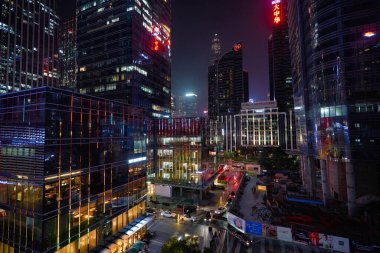 ŞENZHEN, ÇİN - 27 Kasım 2019: Shenzhen şehir manzarası.