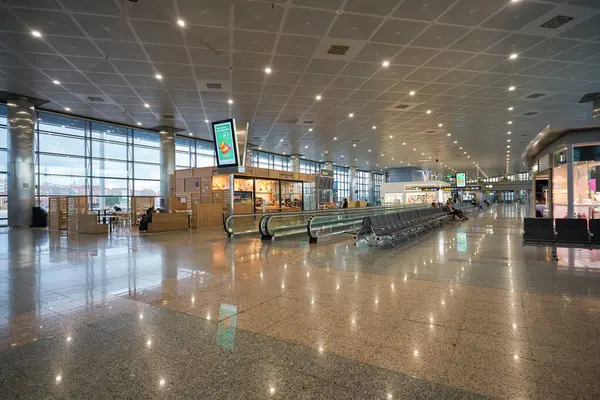 stock image MADRID, SPAIN - CIRCA JANUARY, 2020: interior shot of Madrid-Barajas Airport, the main airport of Madrid.