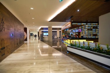 ABU DHABI, BAE - CIRCA JANUARY, 2020: Abu Dabi 'deki alışveriş merkezinde Biryani Pot.