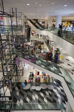 BANGKOK, THAILAND - CIRCA JANUARY, 2020: Siyam Keşif Alışveriş Merkezi 'nin iç çekimi.