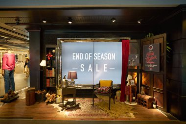 BANGKOK, THAILAND - CIRCA JANUARY, 2020: Siyam Alışveriş Merkezi 'nin iç çekimleri