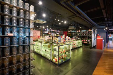 BANGKOK, THAILAND - CIRCA JANUARY, 2020: Siyam Alışveriş Merkezi 'nin iç çekimleri