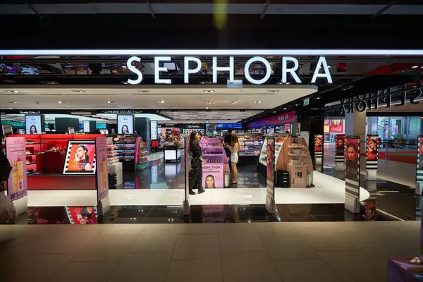 stock image BANGKOK, THAILAND - CIRCA JANUARY, 2020: entrance to Sephora store in Siam Center shopping centre.