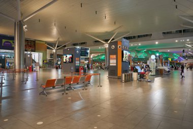 KUALA LUMPUR, MALAYSIA - CIRCA MARCH, 2023: Kuala Lumpur Uluslararası Havaalanı 'nın iç çekimleri.